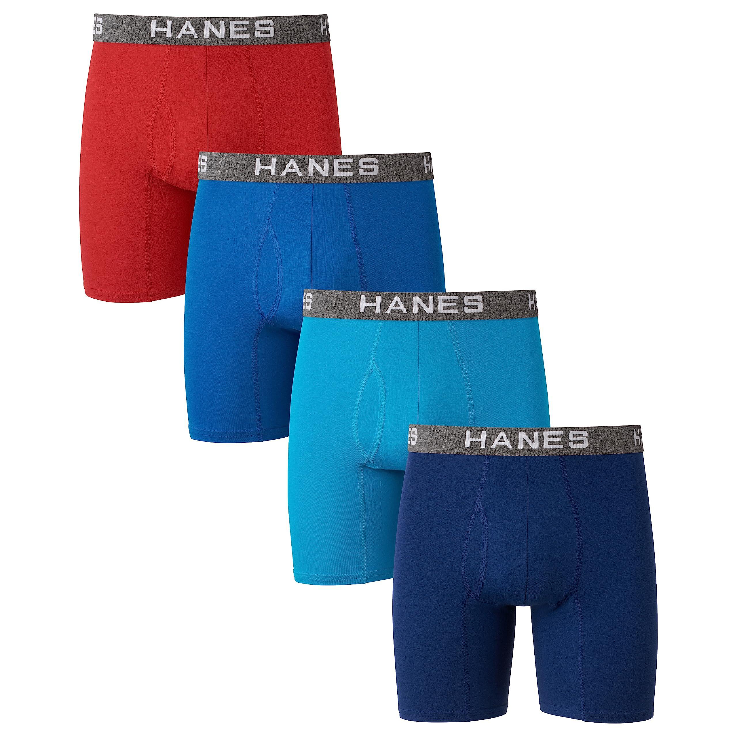 NEW Hanes Sport Comfort Cool Tagless Briefs Breathable Mesh FRESH IQ 5 PACK