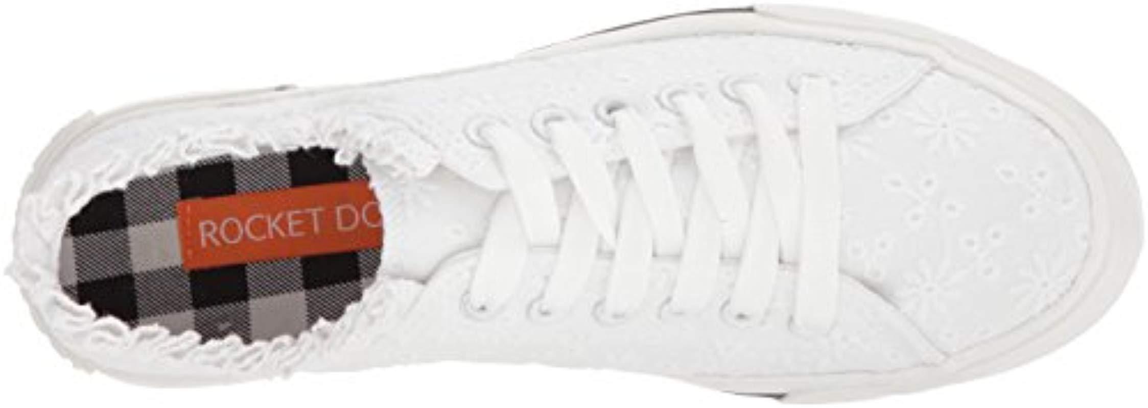 rocket dog white eyelet shoes