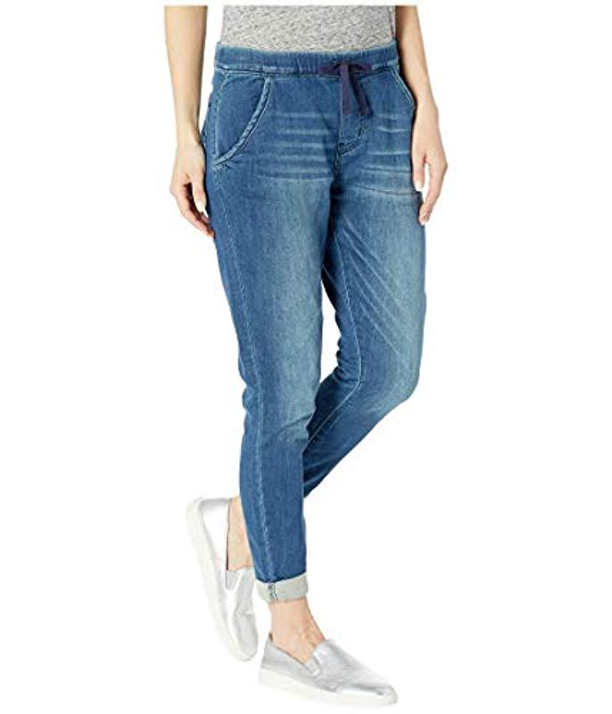 Signature by Levi Strauss & Co. Gold Label Denim Mid-rise Cropped Lounge  Jogger in Blue | Lyst