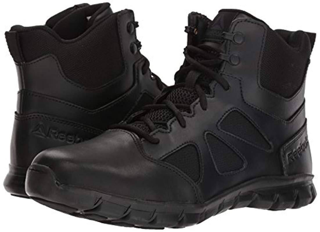 reebok boots black