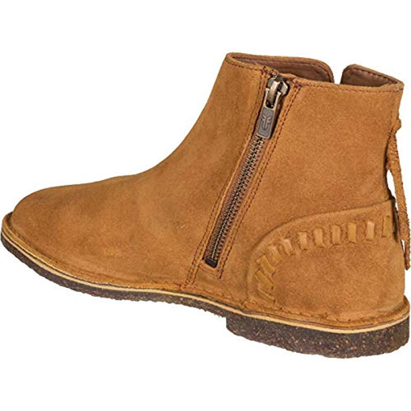 frye sierra whipstitch bootie