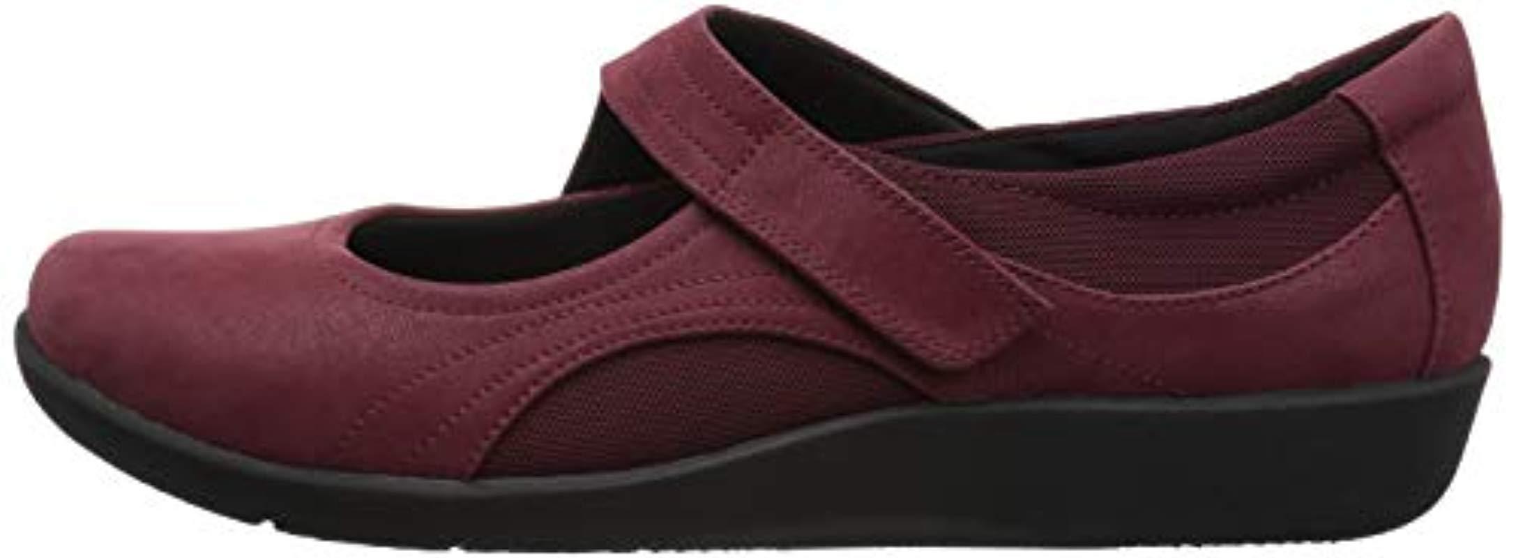 clarks sillian bella burgundy
