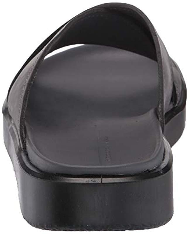 Ecco men's flowt lx slide flat sandal top