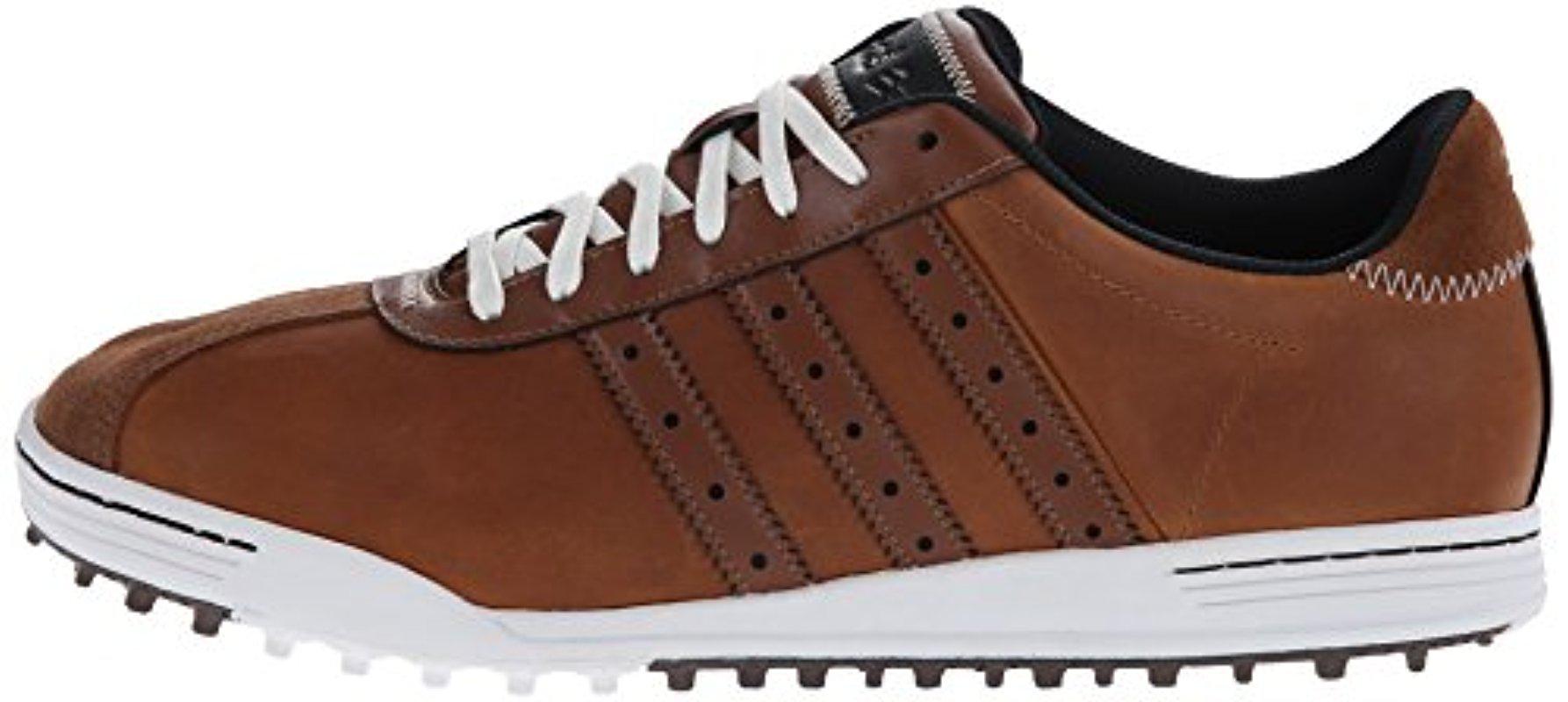 Difuminar Autenticación Posibilidades adidas Adicross Classic Golf Shoe in Brown for Men | Lyst