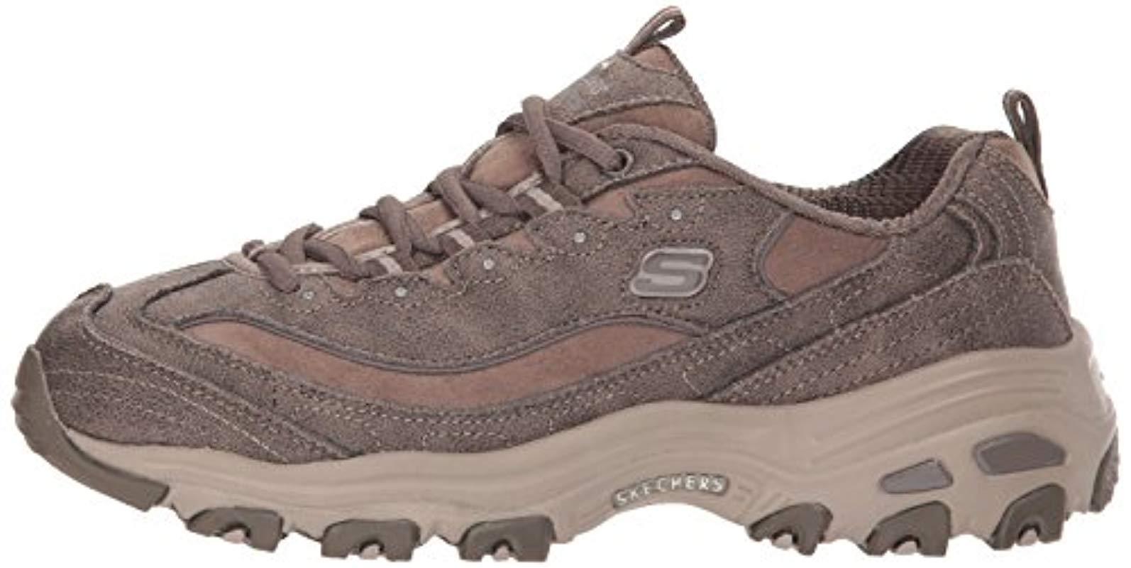 Skechers D'lites New S Trainers Taupe Uk in Brown Lyst UK