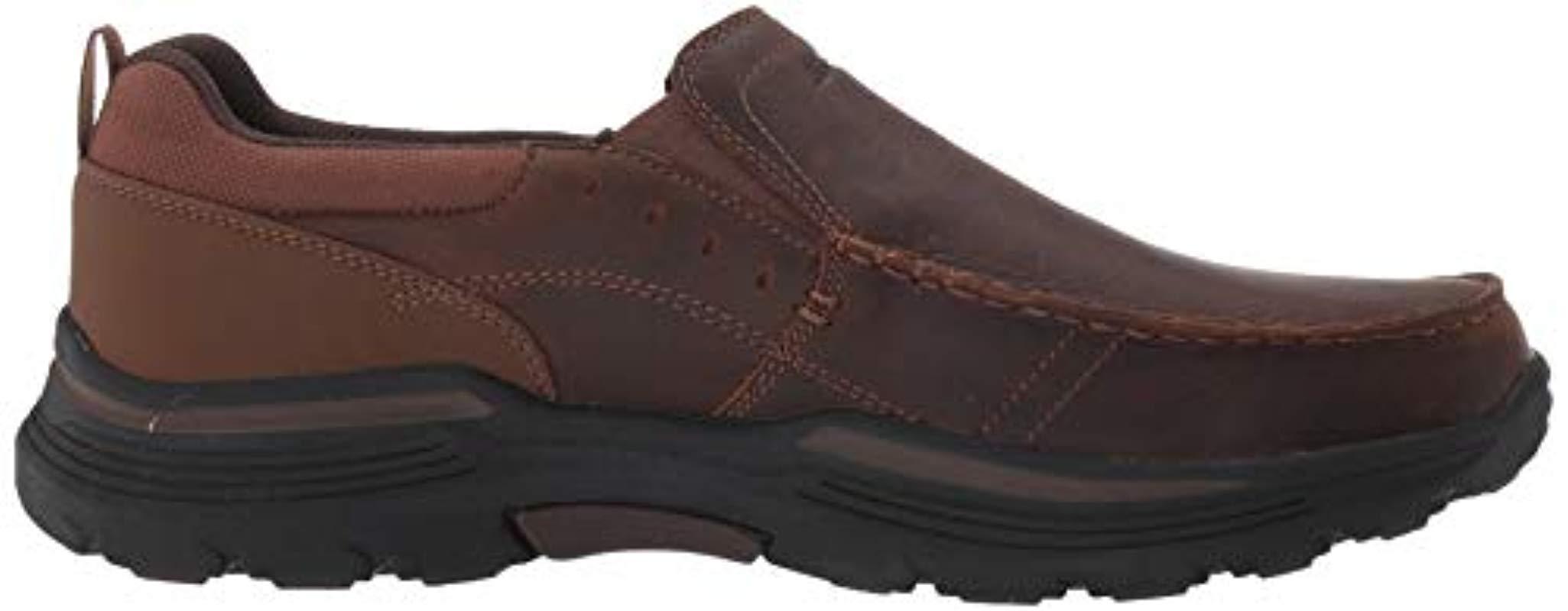 skechers expended seveno leather shoe