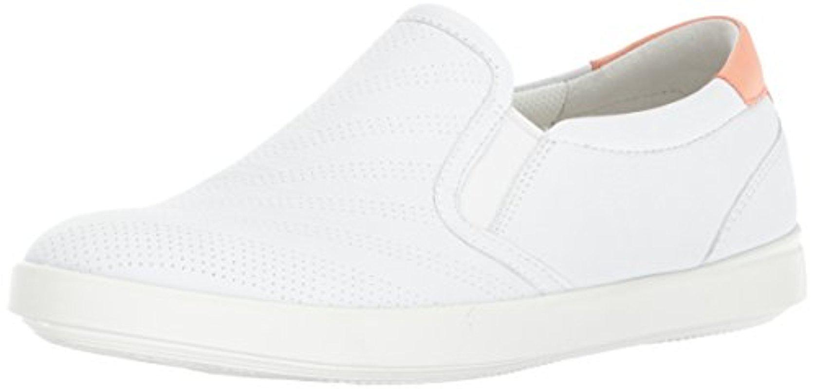 ecco perforated slip on