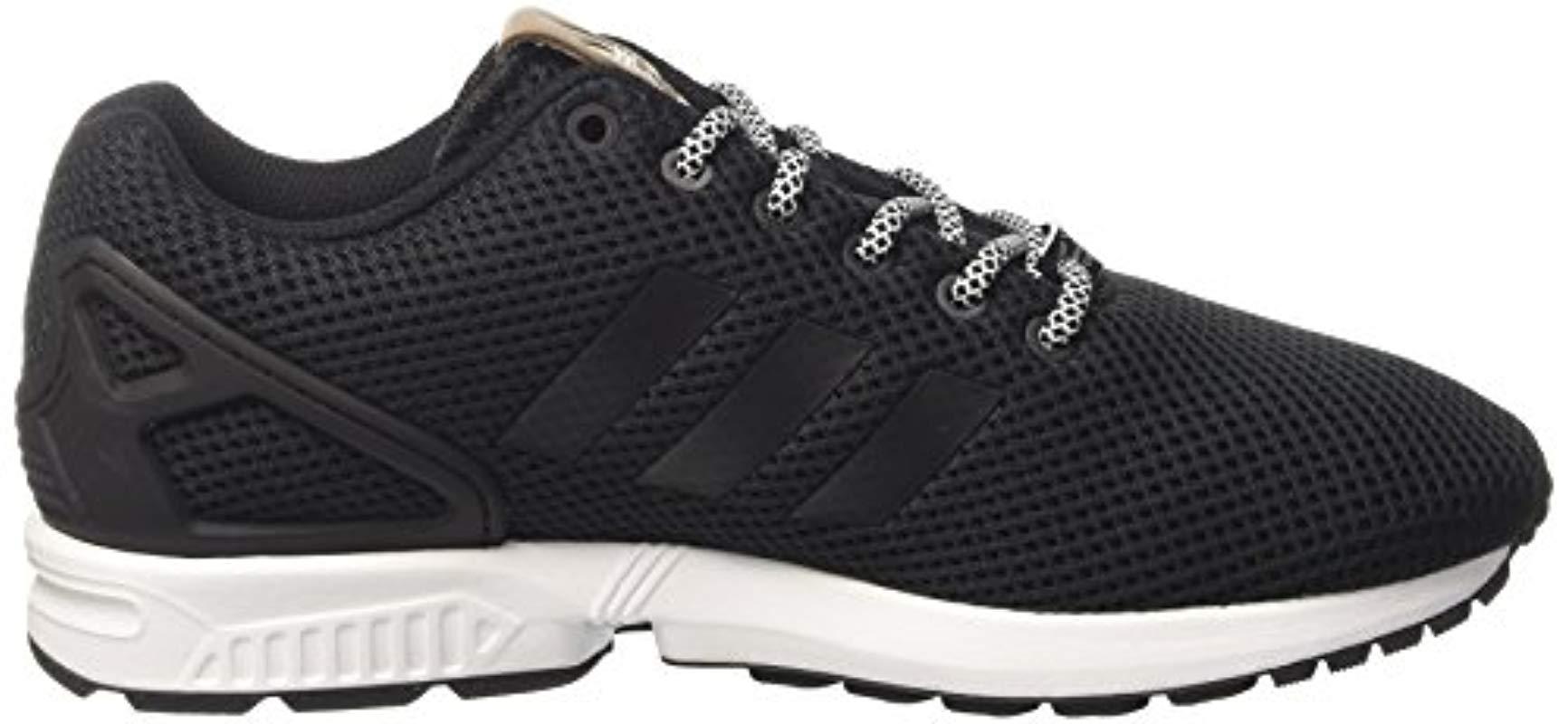 adidas black zx flux trainers