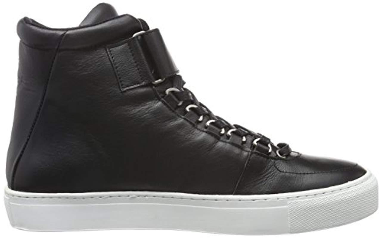 black leather k swiss