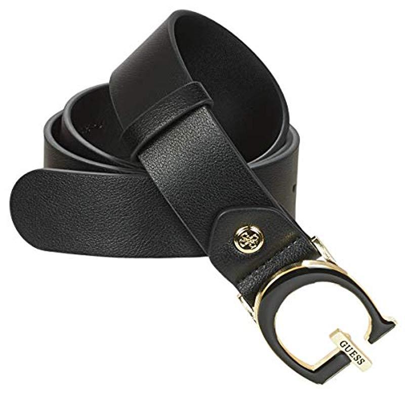 BW7288 P0130 Guess Donna Cintura con Chiusura Logata Nero MOD