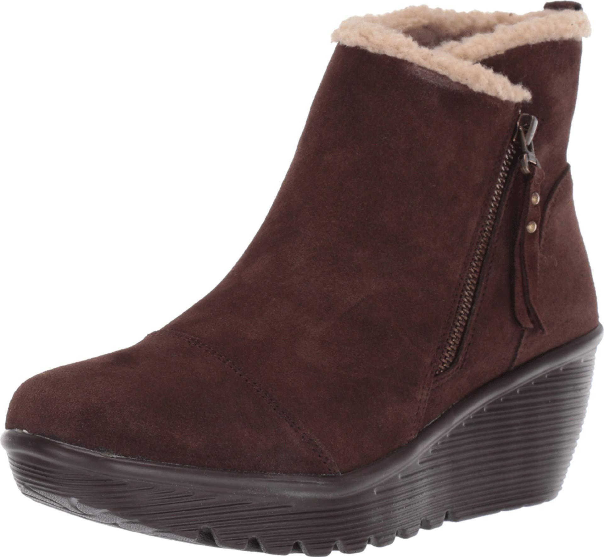 Skechers Parallel-zip Up Wedge Casual Comfort Ankle Boot Fashion in ...