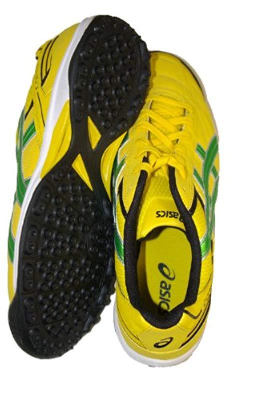 Asics Synthetic Copero S Turf Football Shoes Yellow for Men Lyst