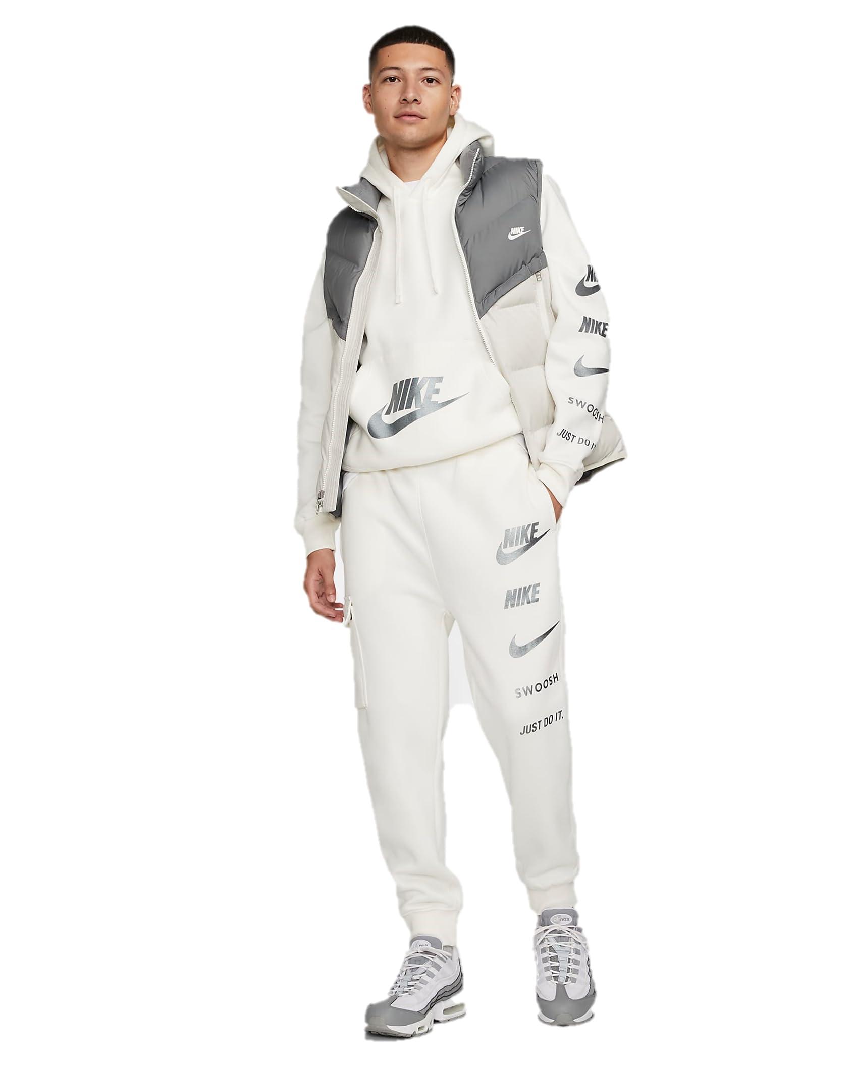 Nike 2 Piece Sportwear Tracksuit Pullover Hoodie jogger Cream Ivory Off White Size Small S for Men Lyst UK