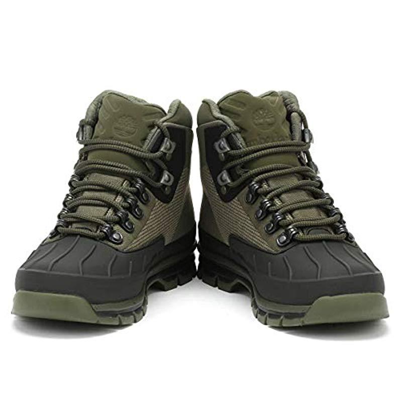 timberland euro hiker shell toe jacquard