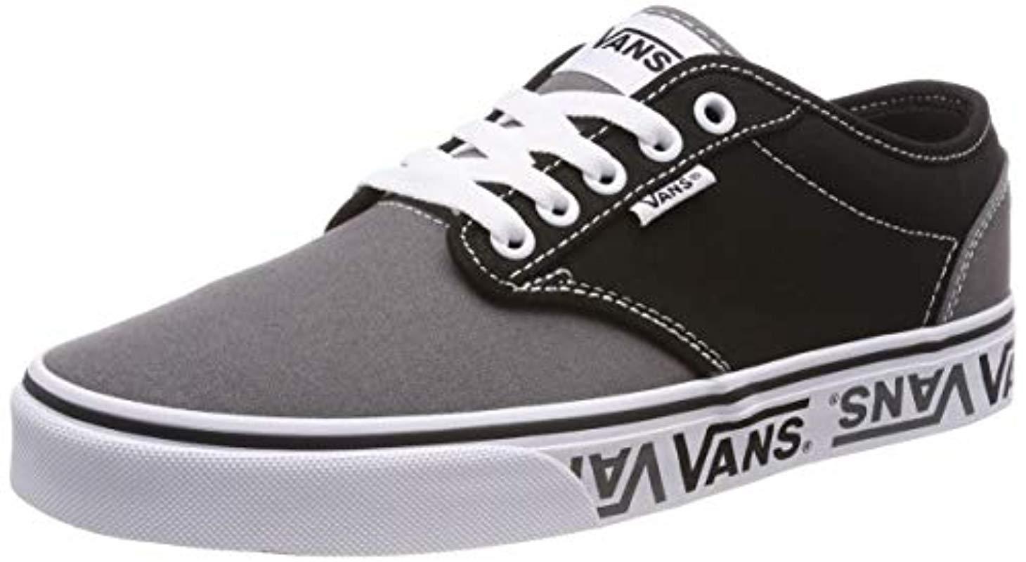 vans atwood canvas trainers grey