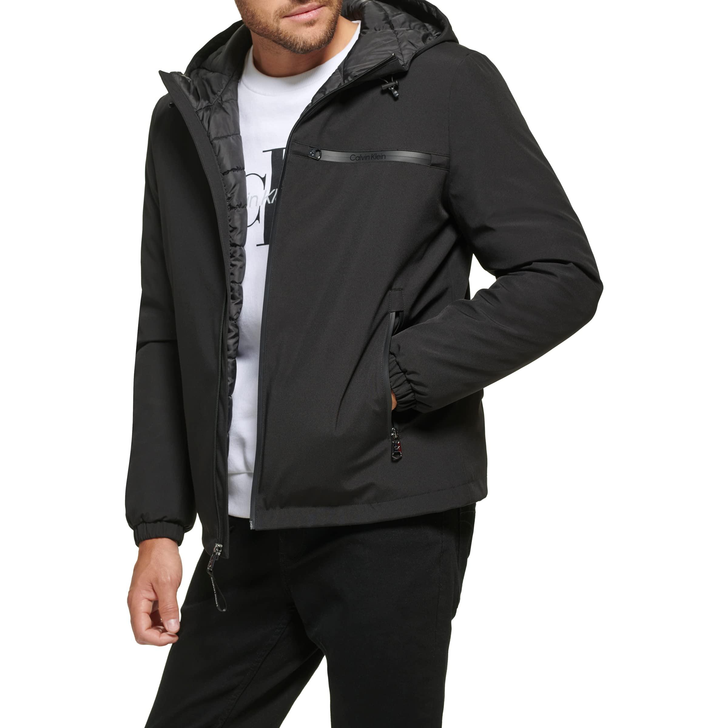 Calvin klein men's top rain jackets