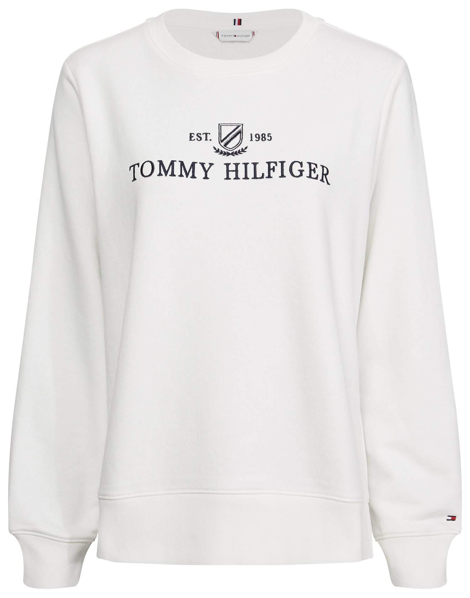 Kizzy C-nk Sweatshirt LS Sudadera Tommy Hilfiger de Algodón de color Blanco  | Lyst