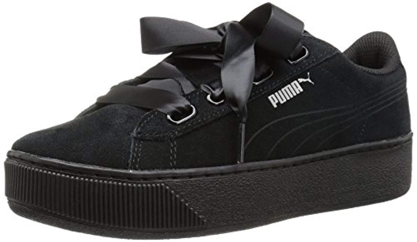 black puma vikky platform