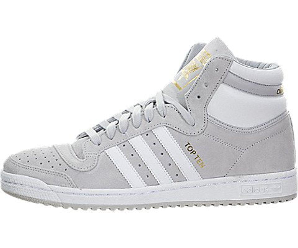 adidas Originals Leather Top Ten Hi Basketball Shoe in Gray for ... طريقة التخلص من الصراصير