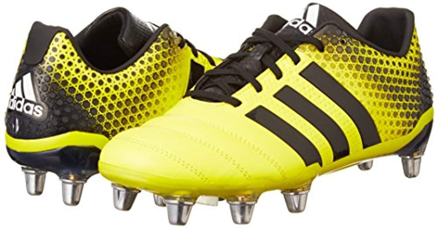 adidas Adipower Kakari 3.0 Sg Rugby Boots in Yellow for Men | Lyst UK