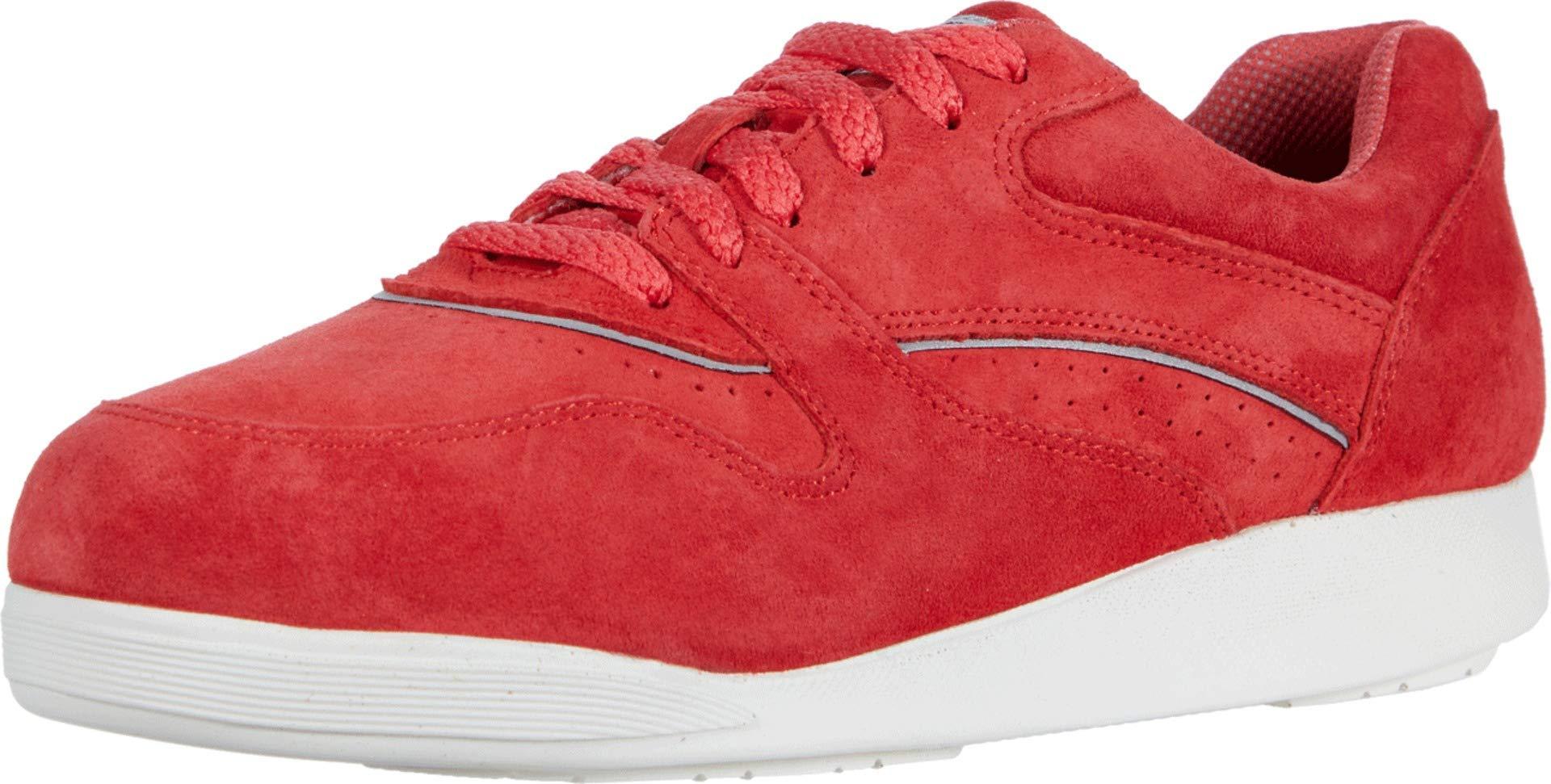 Hush Puppies Suede Womens Upbeat Sneaker in Soft Nickel Suede (Pink