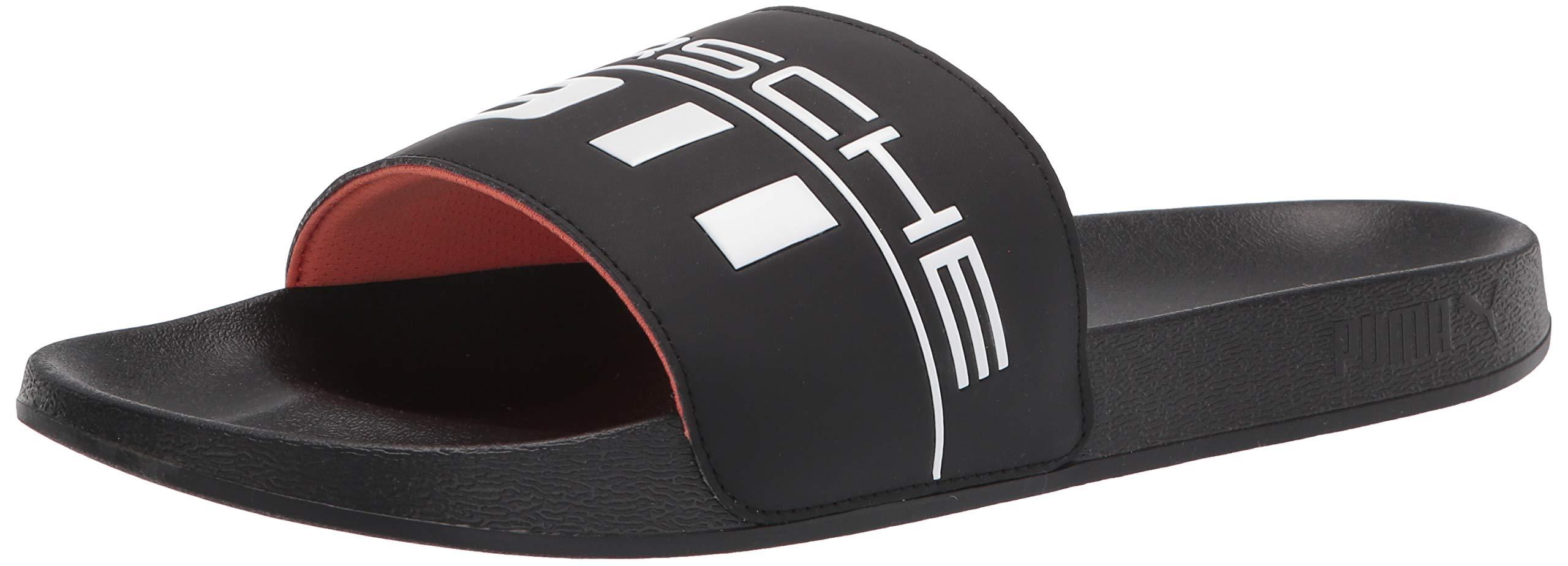 PUMA Synthetic Mens Porsche Graphic Leadcat Ftr Slide Sandal in Black/White  (Black) for Men - Save 40% | Lyst