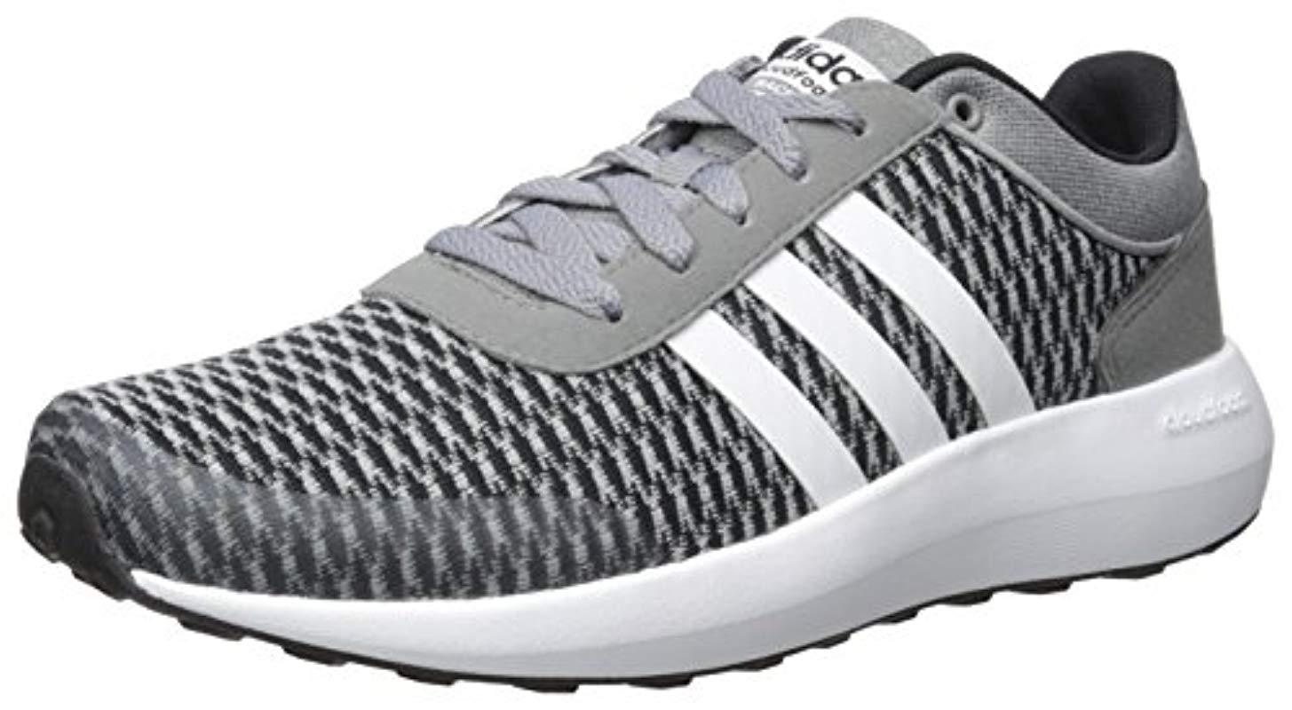 adidas Neo Cloudfoam Race Running Shoe in Grey for Men | Lyst UK