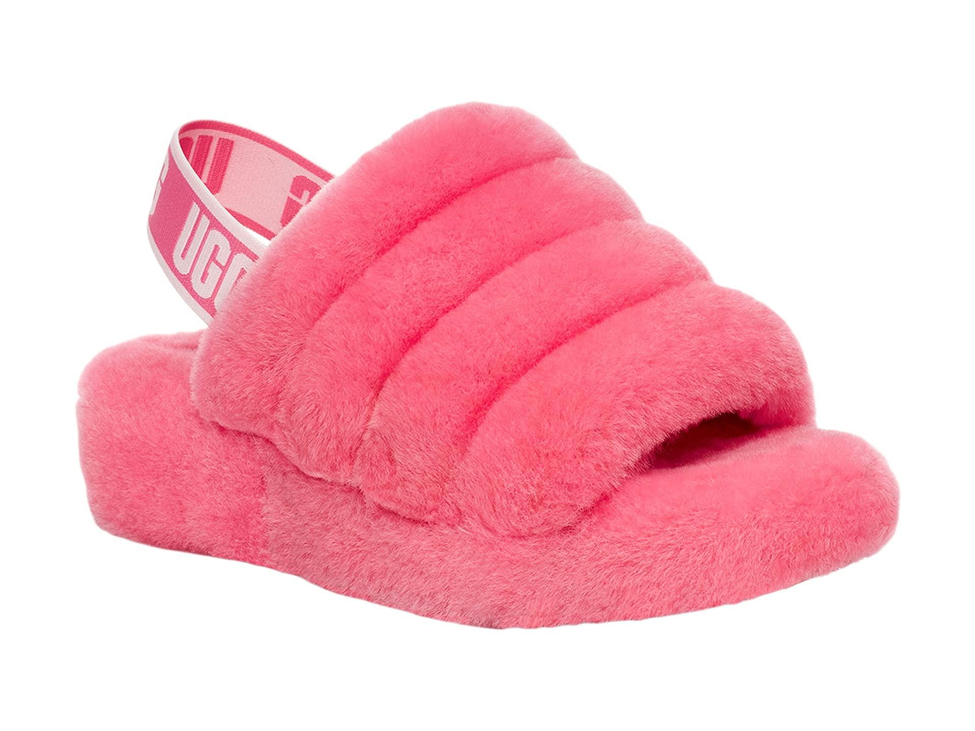UGG Rubber Fluff Yeah Slide Slipper in Pink Rose (Pink) - Save 25% - Lyst