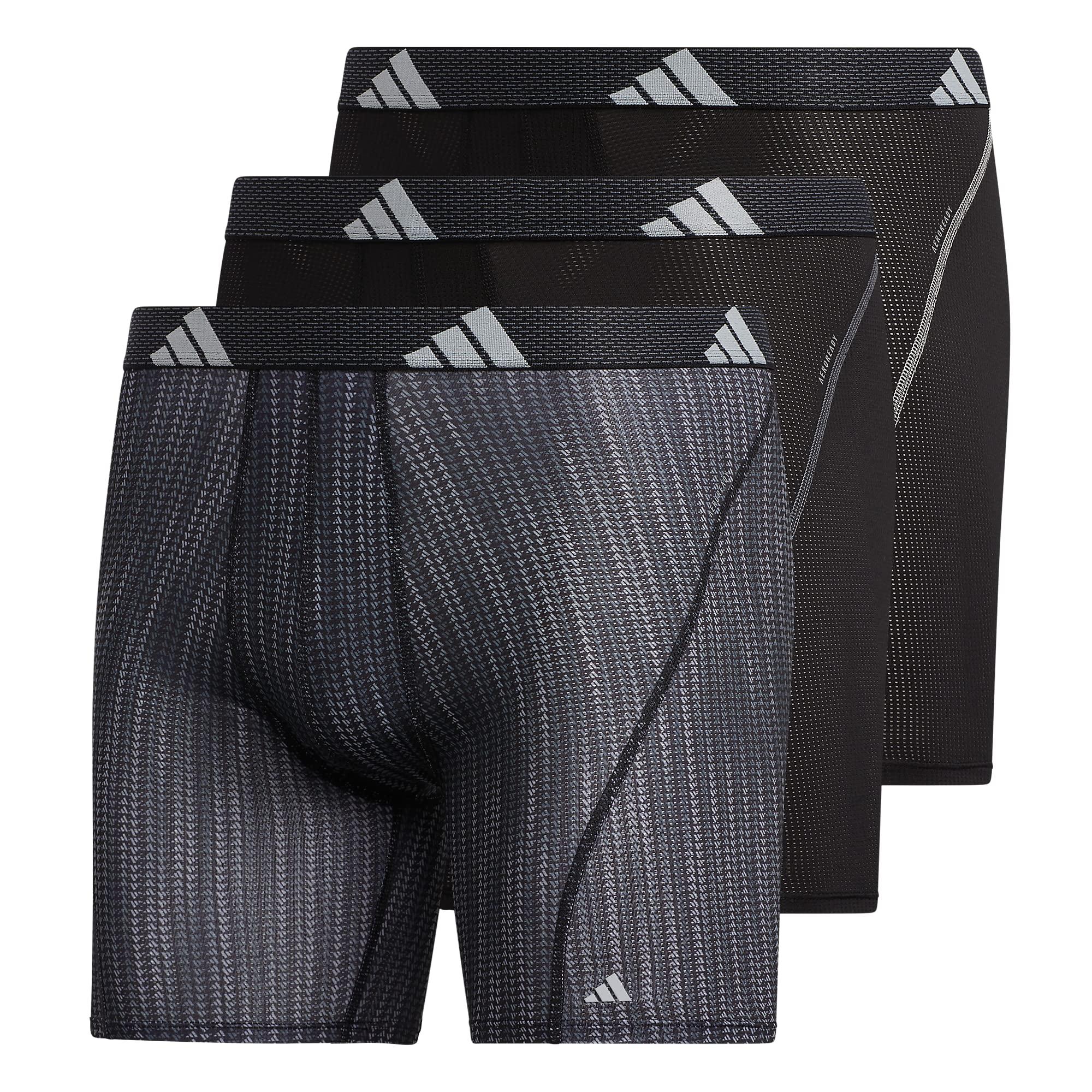 adidas Sport Performance Mesh Graphic 3-pack Boxer Brief in Black