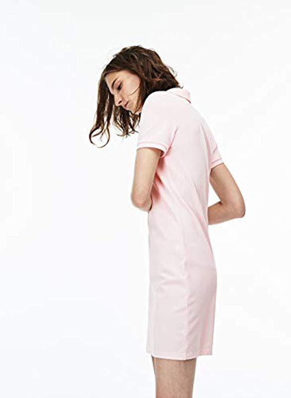 Lacoste Leather Ef8470 Dress in Pink - Lyst