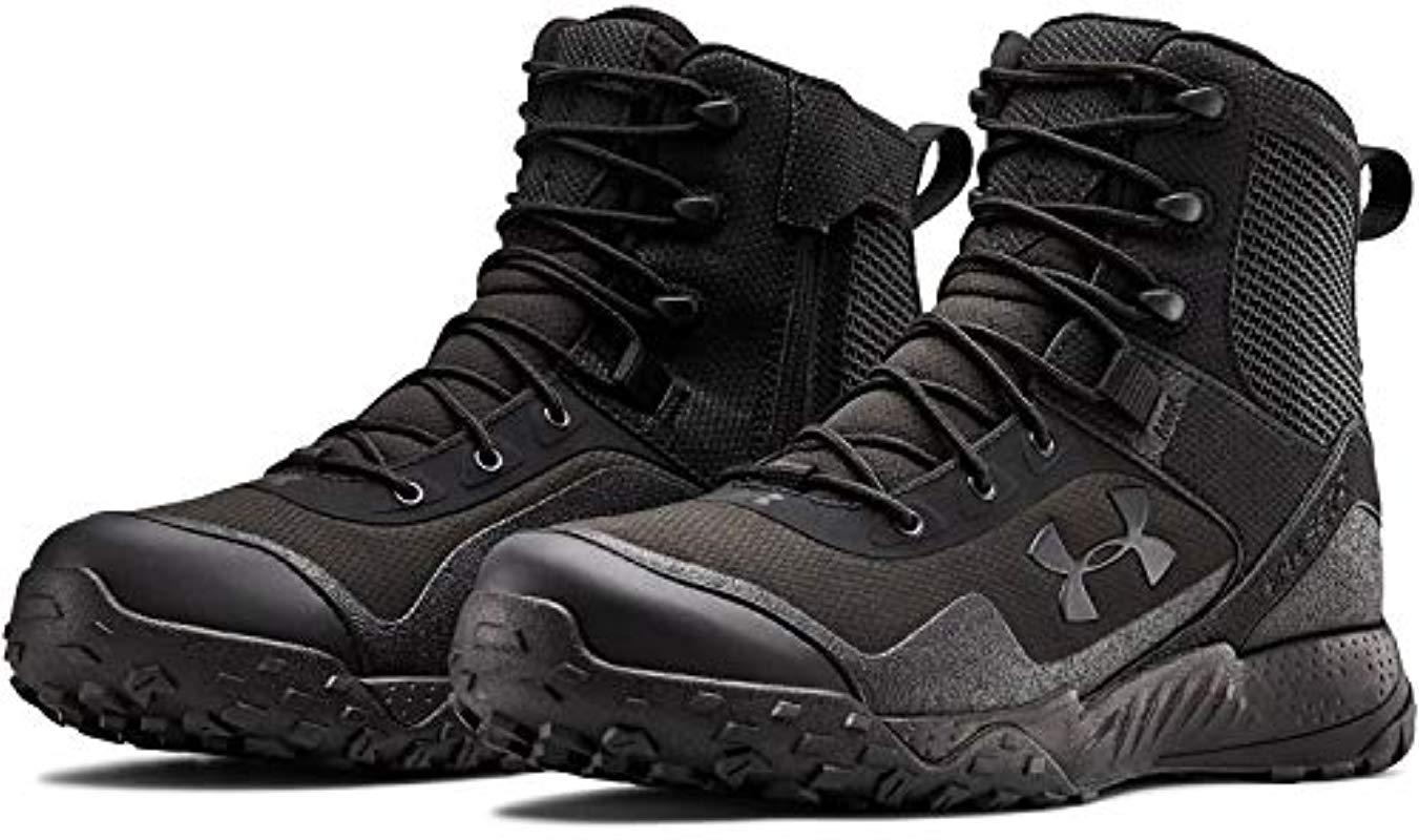 Under Armour Ua Valsetz Rts 1.5 Side Zip Tactical Boots in Black
