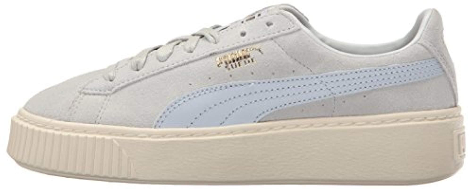 puma suede platform core outfit