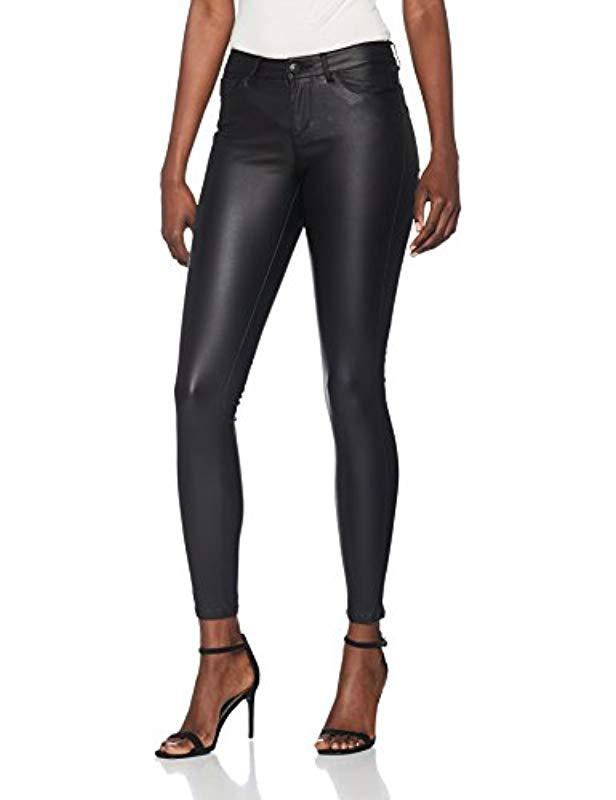 slim Smooth Coated Pants Slim 