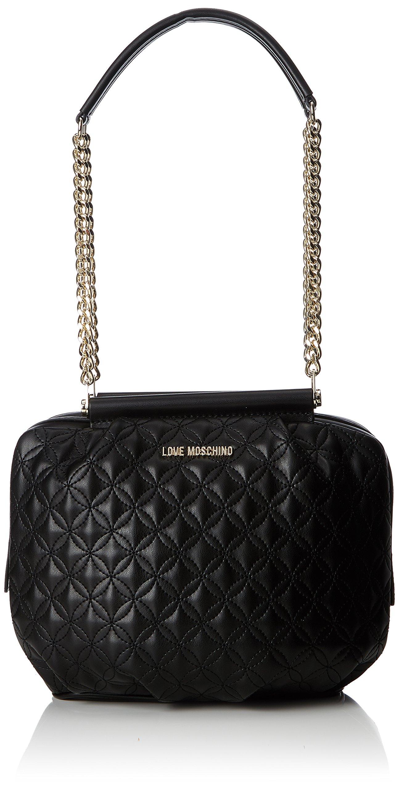 borsa quilted nappa pu nero