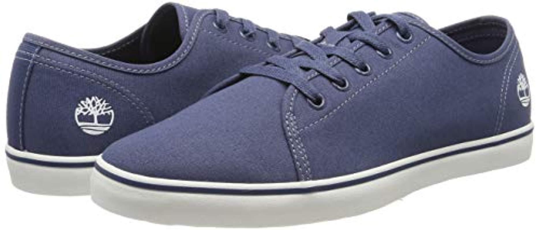 Timberland Skape Park Canvas Oxford in Blue for Men | Lyst UK