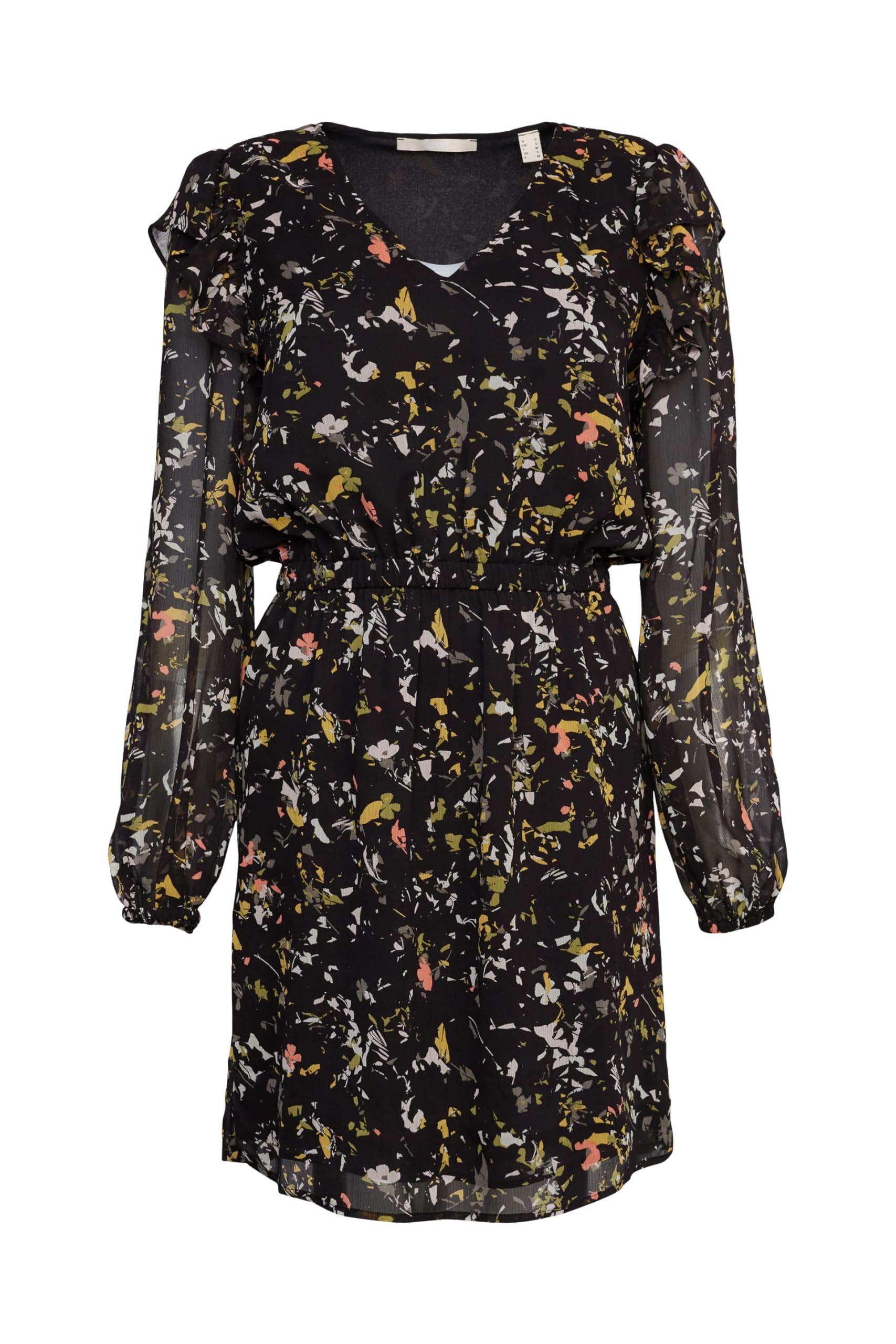 esprit kleid in satinoptik