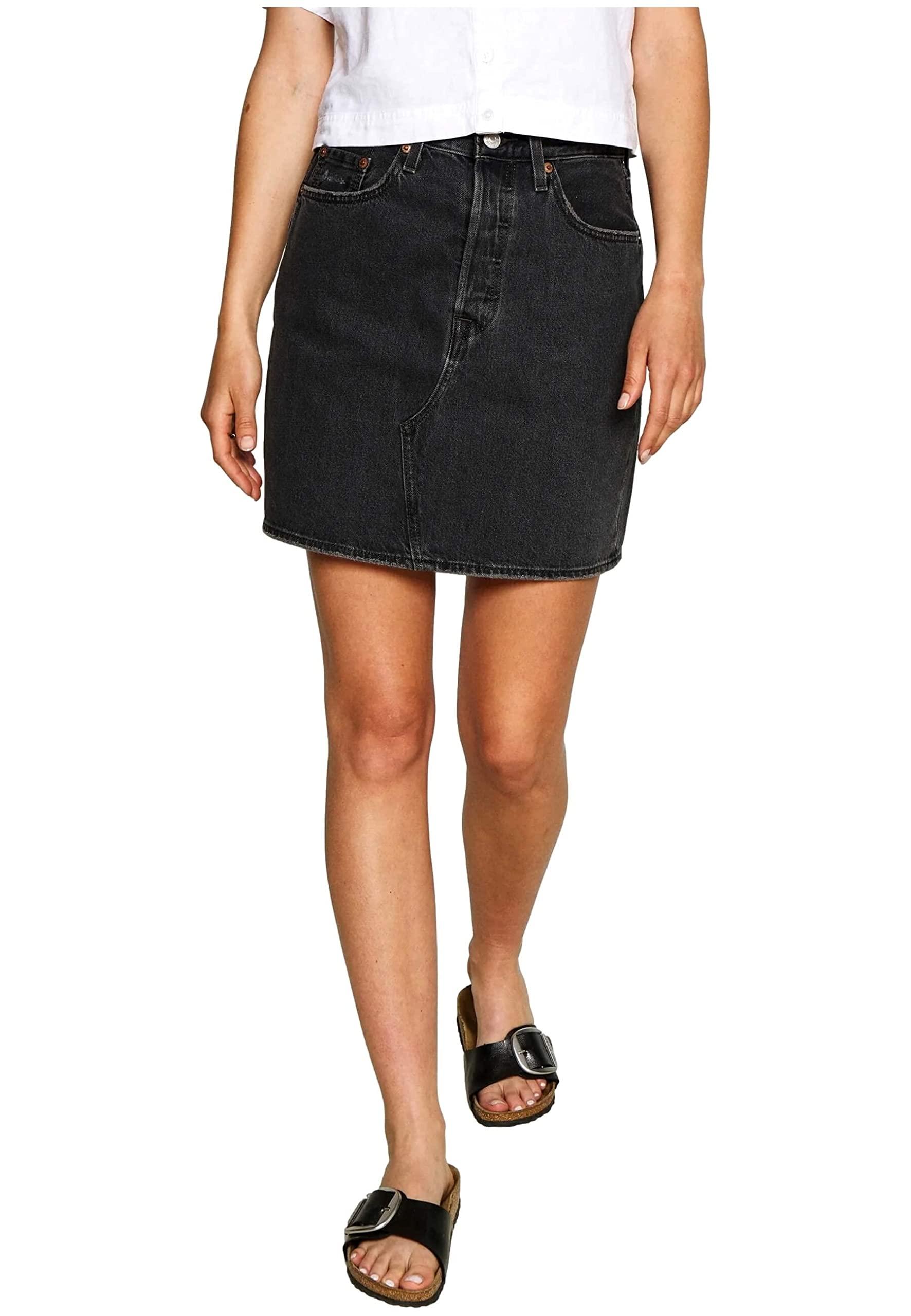Levi s High Rise Decon Iconic Boyfriend Skirt Regular Programming