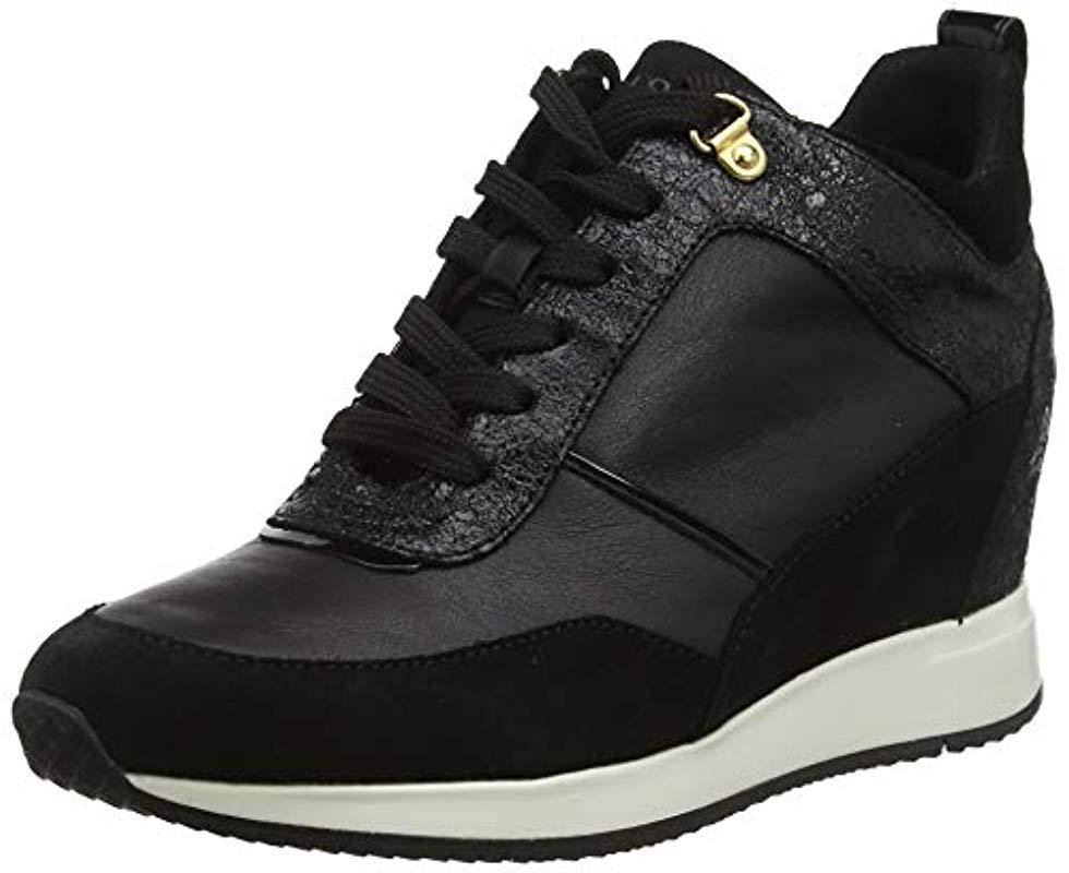 Geox D Nydame C Low-top Sneakers in Black - Save 43% - Lyst