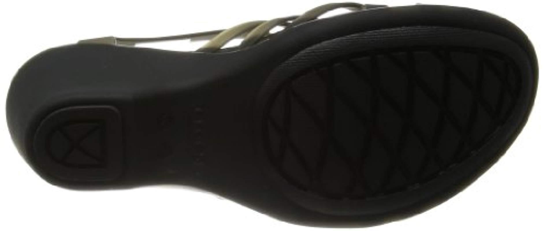 Crocs™ Huarache Wedge in Black/Black (Black) | Lyst