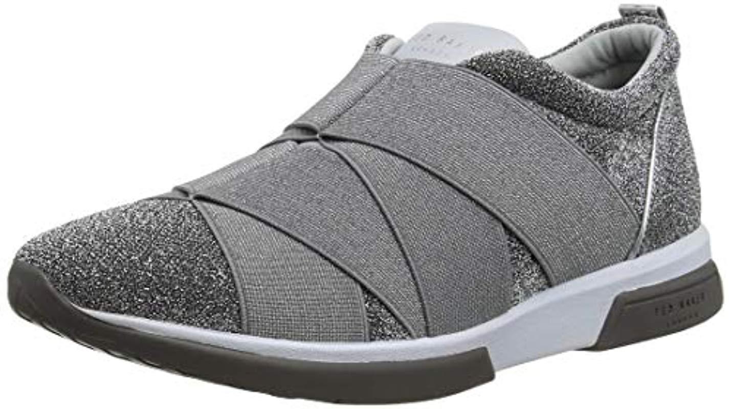 Ted Baker Queane Trainers in Metallic 