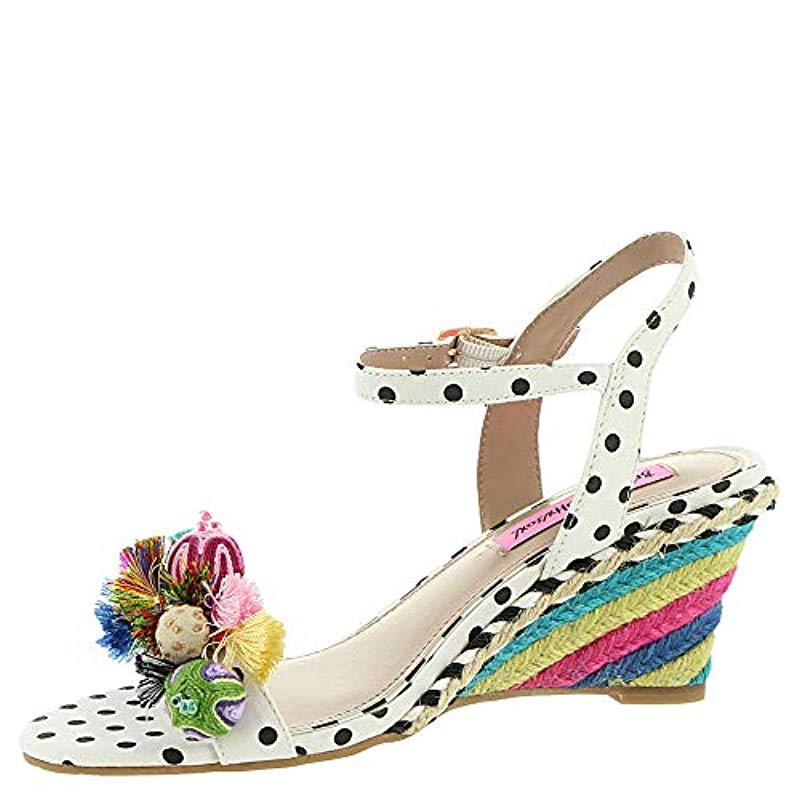 betsey johnson koko wedge sandals