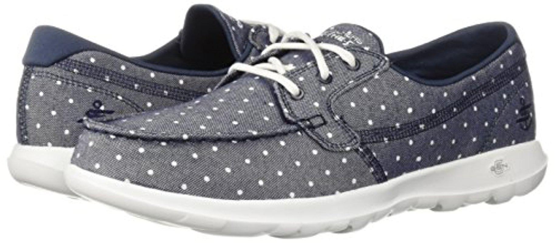 womens skechers go walk boat shoes