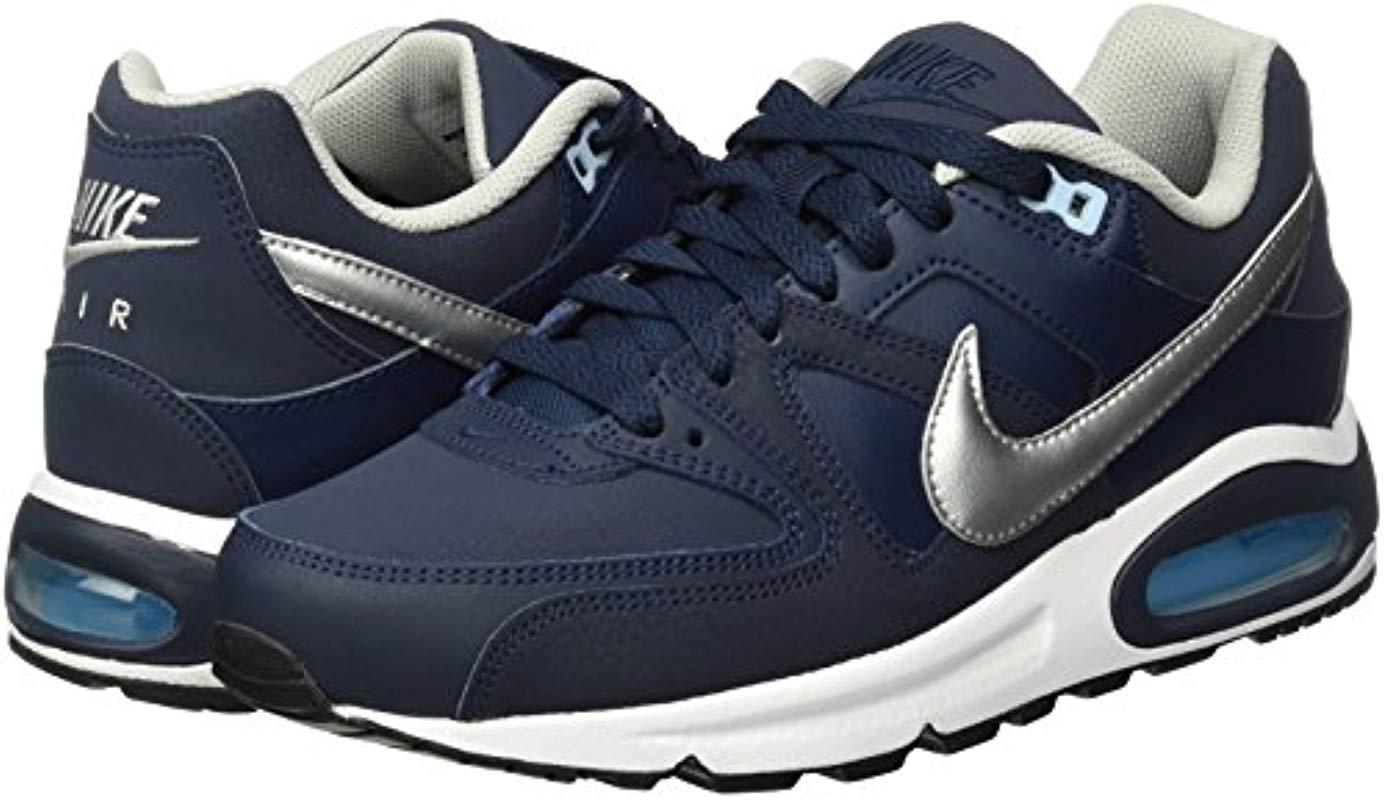 Nike Air Max Command Leather Sneakers in Blue for Men | Lyst UK