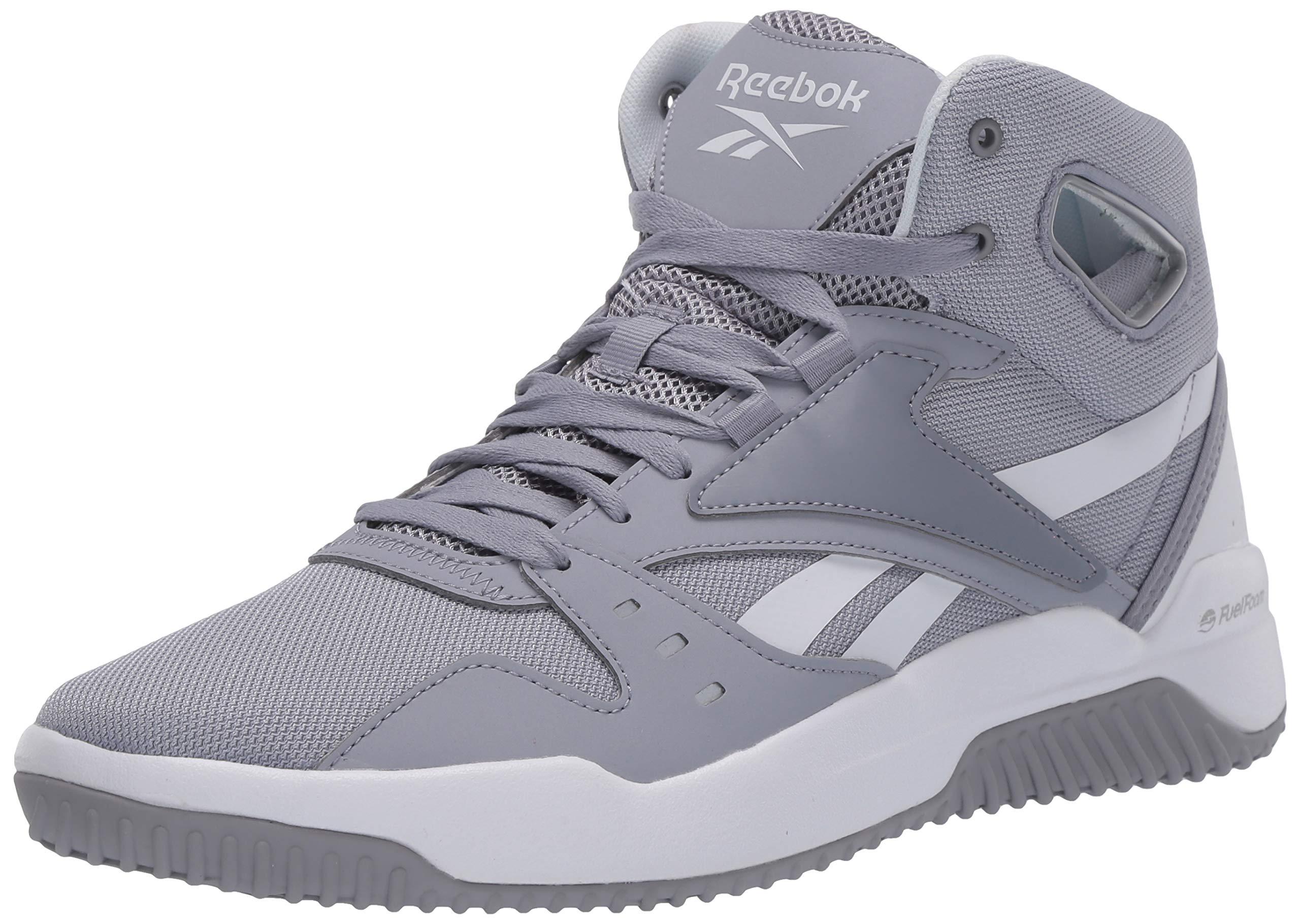 Reebok Bb Os Mid High-top Sneaker in Gray for Men | Lyst