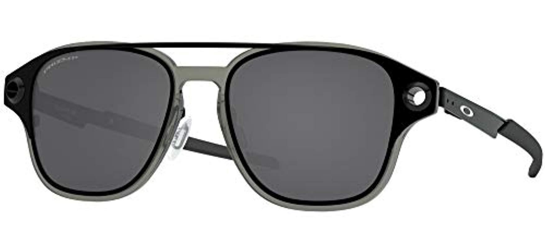 Oakley Oo6042 Coldfuse Titanium Square Sunglasses in Black for Men - Lyst