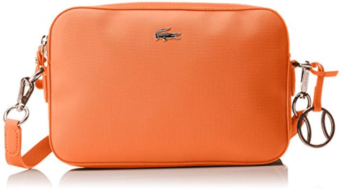 Daily Classic, Sac Bandouliere Femme, 5x16.5x25.5 cm (W x H x L) Lacoste en  coloris Orange | Lyst