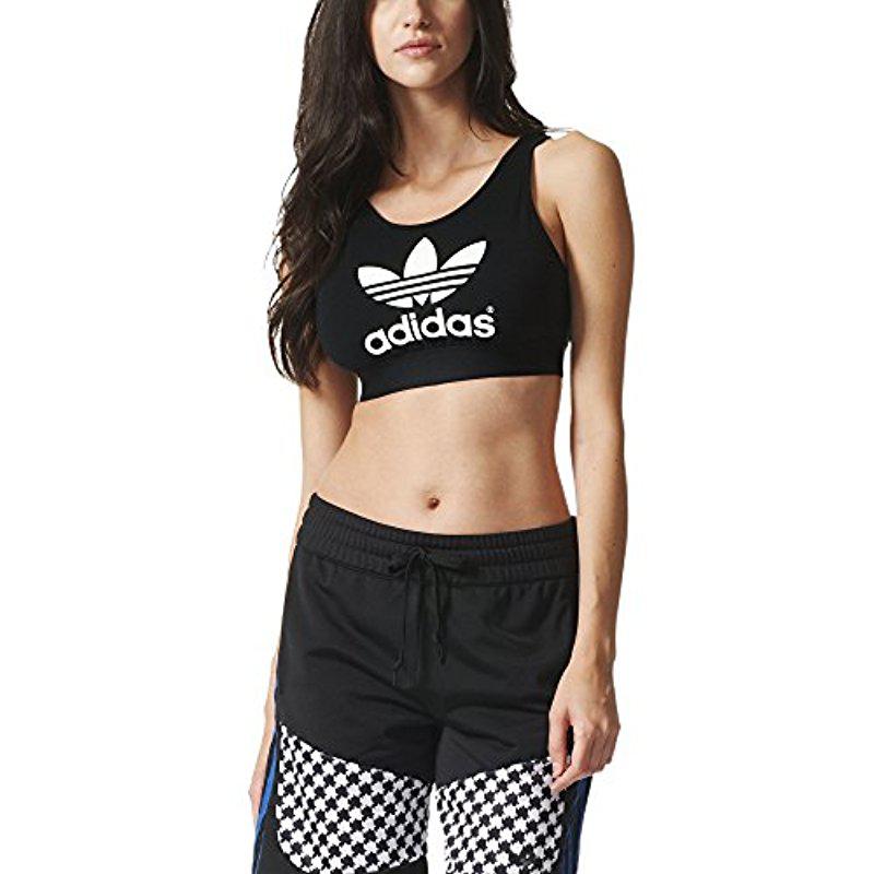 Adidas trefoil sports bra Clearance