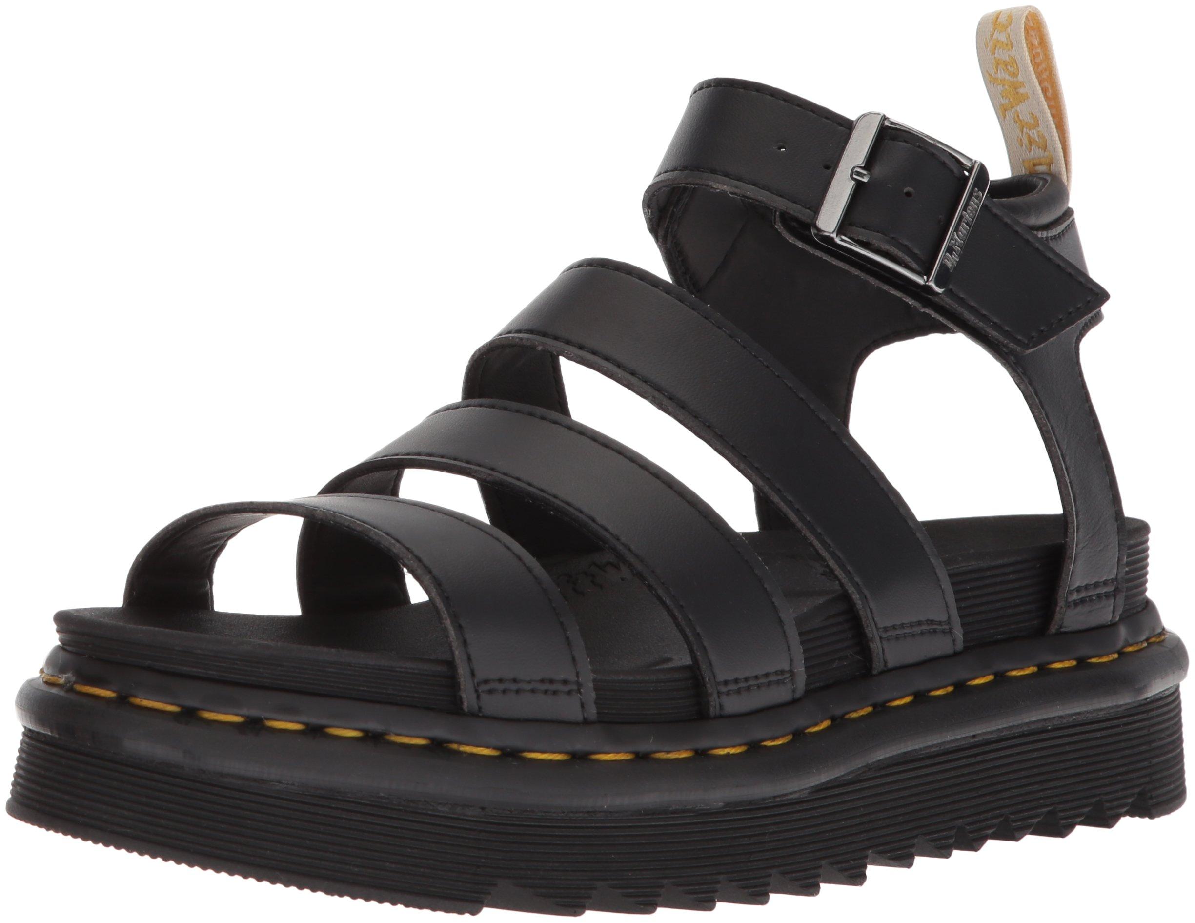 Dr. Martens V Blaire Ankle Strap Sandals in Black - Lyst