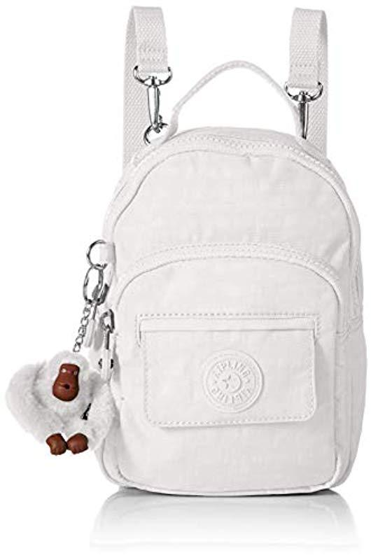 Kipling Alber 3-in-1 Convertible Minibag Backpack in White | Lyst