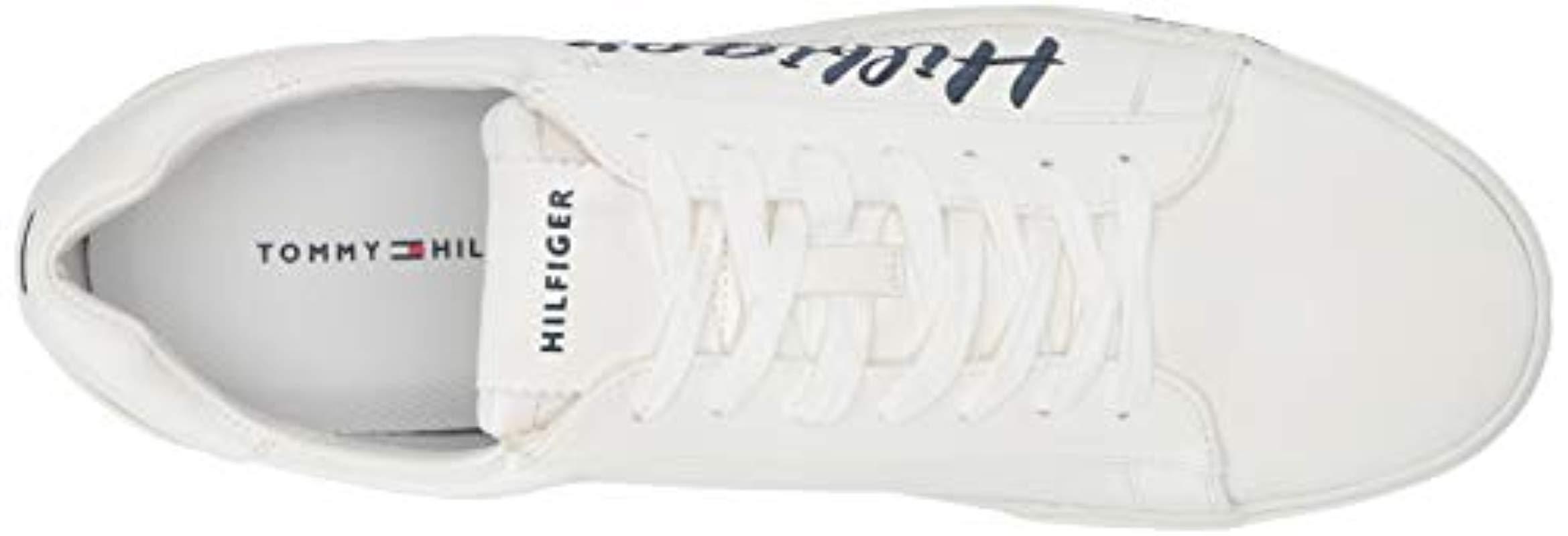 tommy hilfiger jason embroidered sneaker
